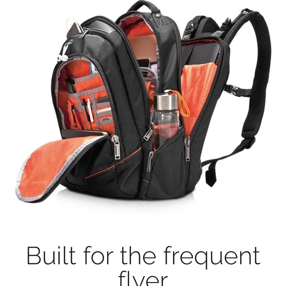 Everki Other - Everki FLIGHT Black Orange Travel Backpack EUC B#10
